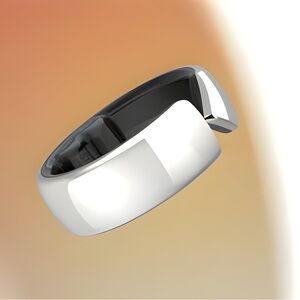 *Brand New* Evie Ring Size 8 Silver Smart AI Health Tracker